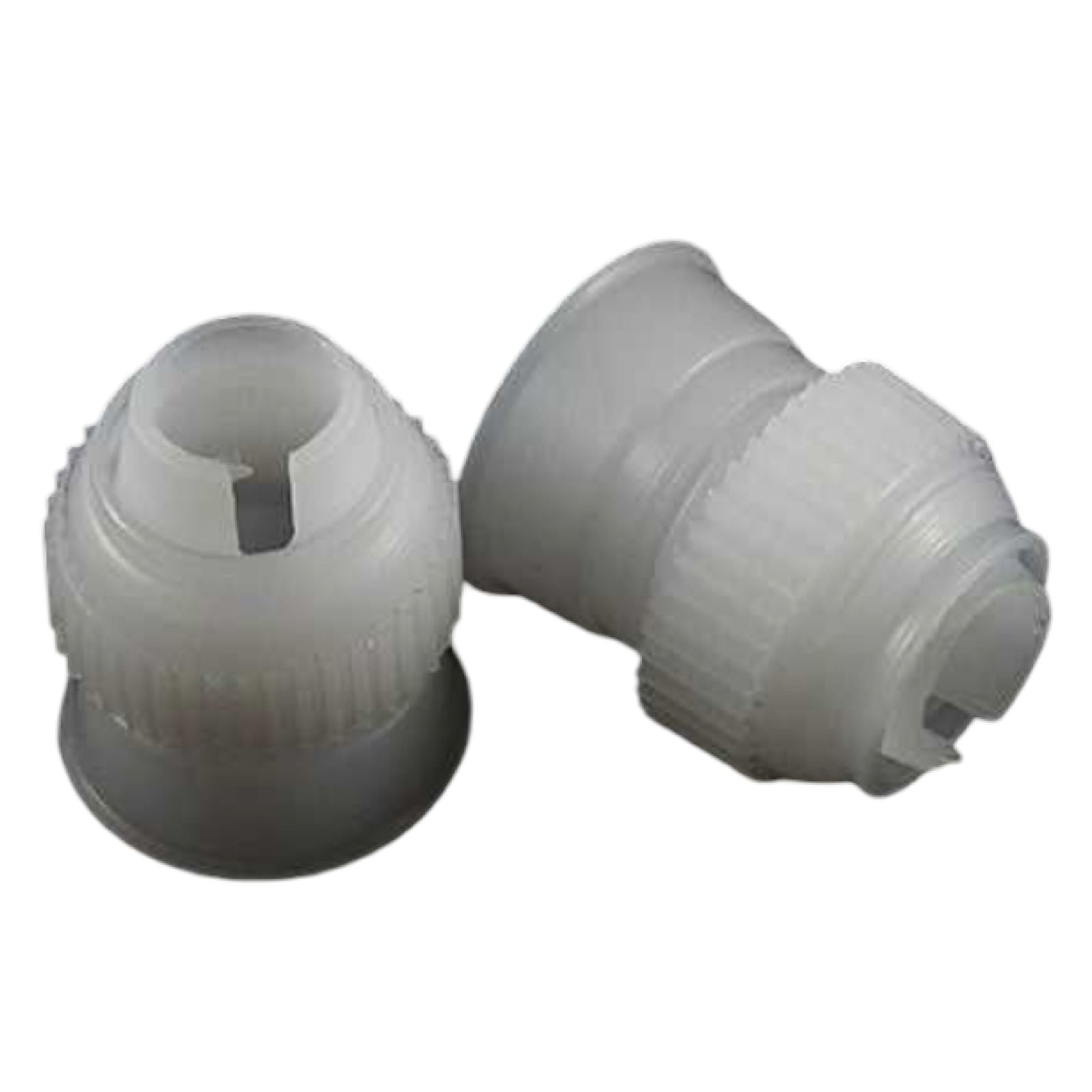 Conjunto de 2 Adaptadores para Saco de Confeitar Matriz e Rosca para Bicos Pequenos