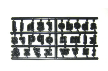 Cortador de Letras do Alfabeto Minúscula