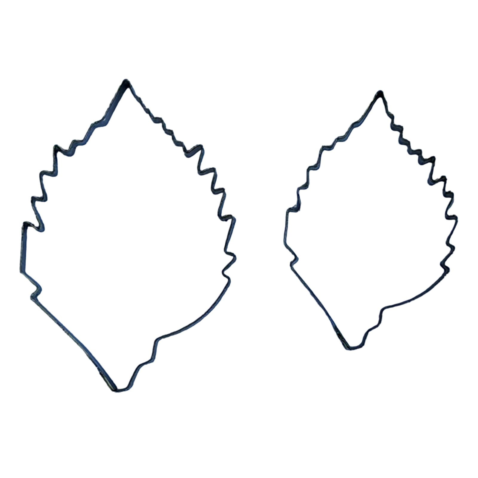 Conjunto de Cortador Folha da Hortênsia Hortência 2 peças