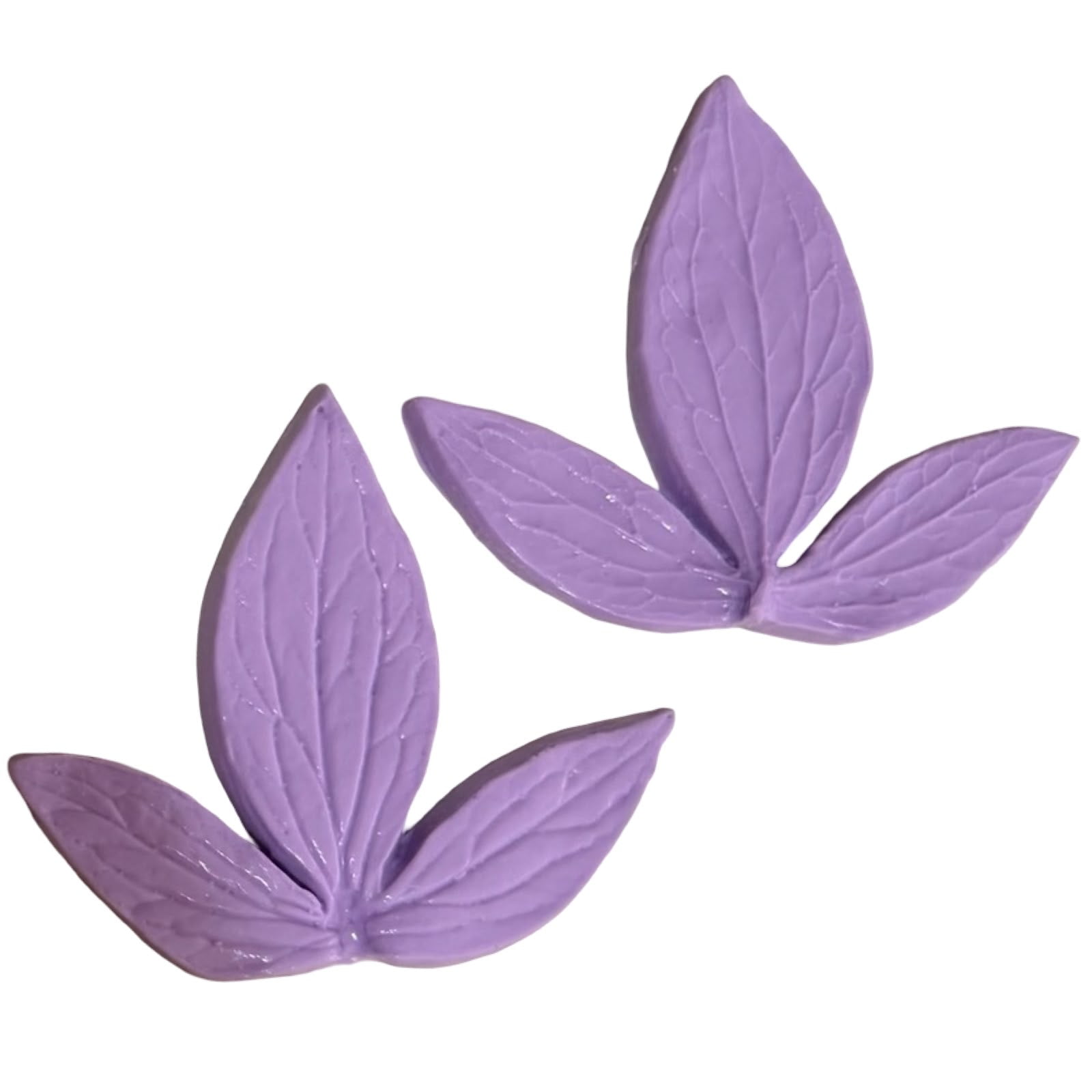 Molde de Silicone Frisador/Marcador de nervuras da Folha da Flor Peônia