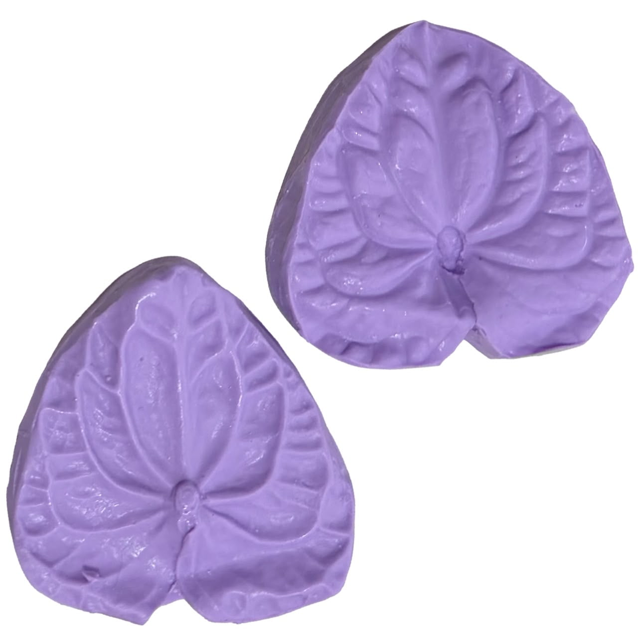 Molde de Silicone Frisador/Marcador de nervuras da Folhga da Flor Begônia