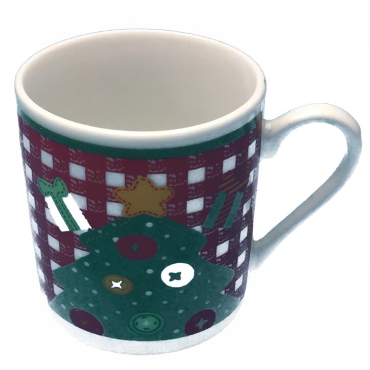 Caneca MÉDIA em porcelana com estampas de Natal - Estampas variadas