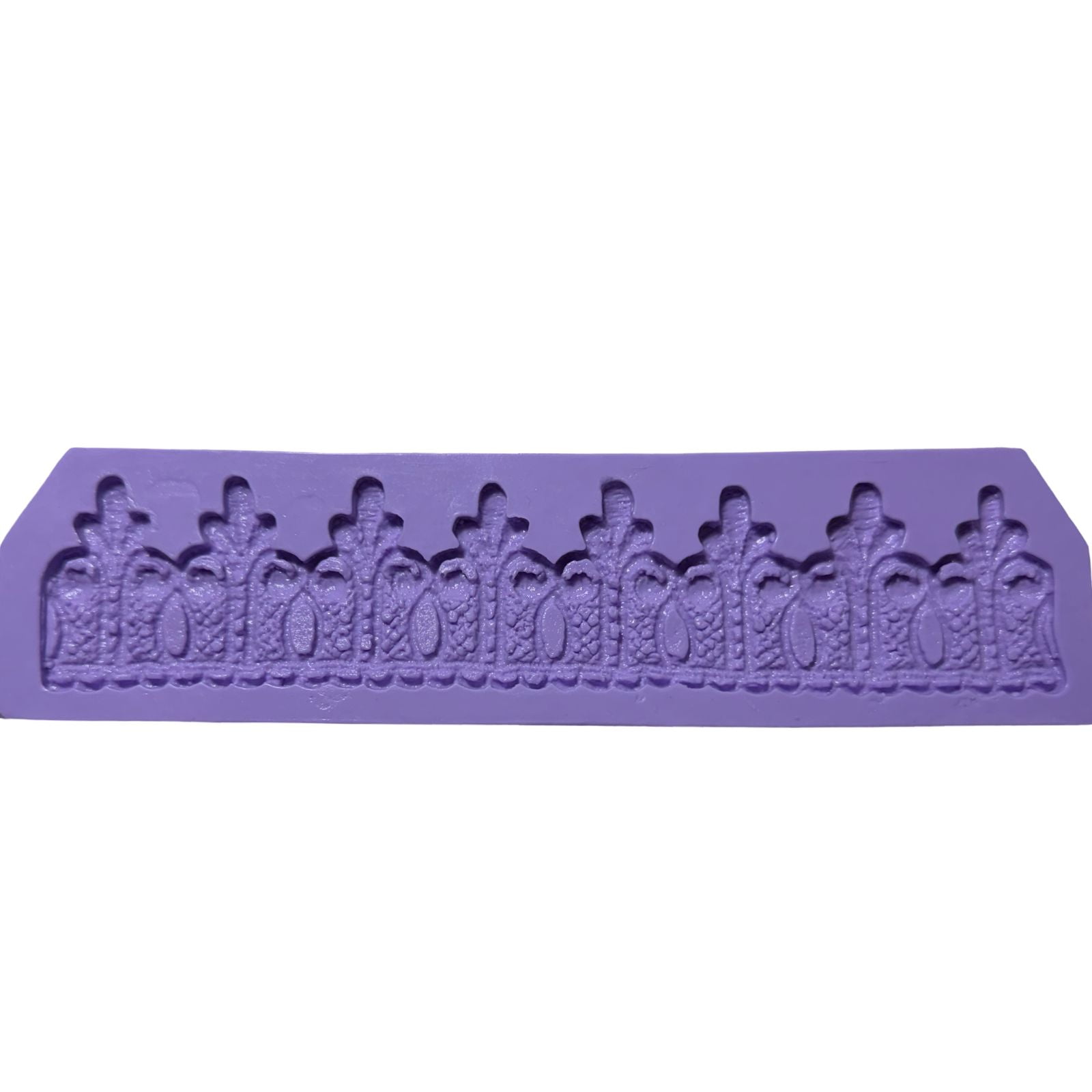 Molde de silicone Com Forma de renda com arabescos.