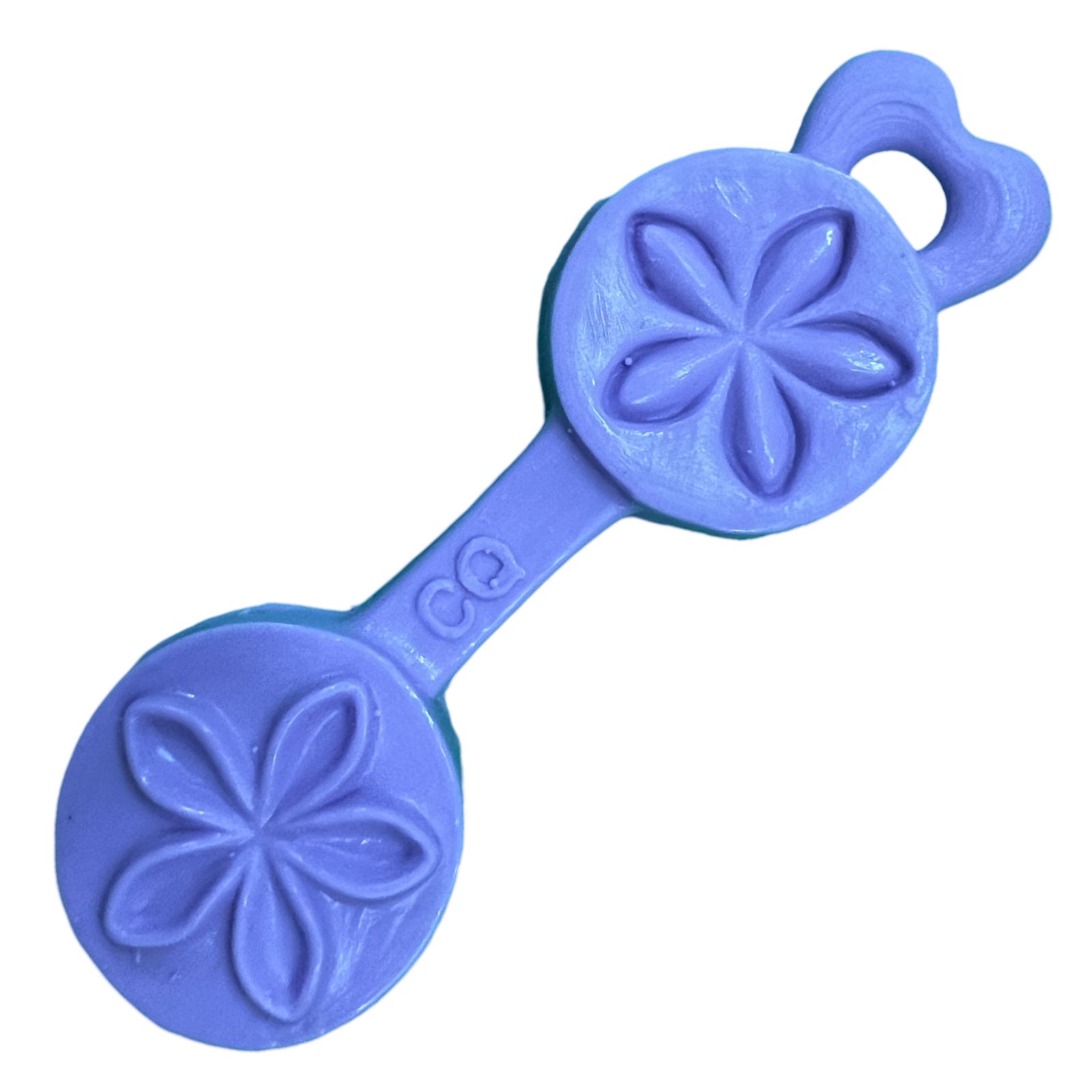 Molde de Silicone Frisador/Marcador de nervuras de flor, frisador de 2 partes, em forma de flor 2.