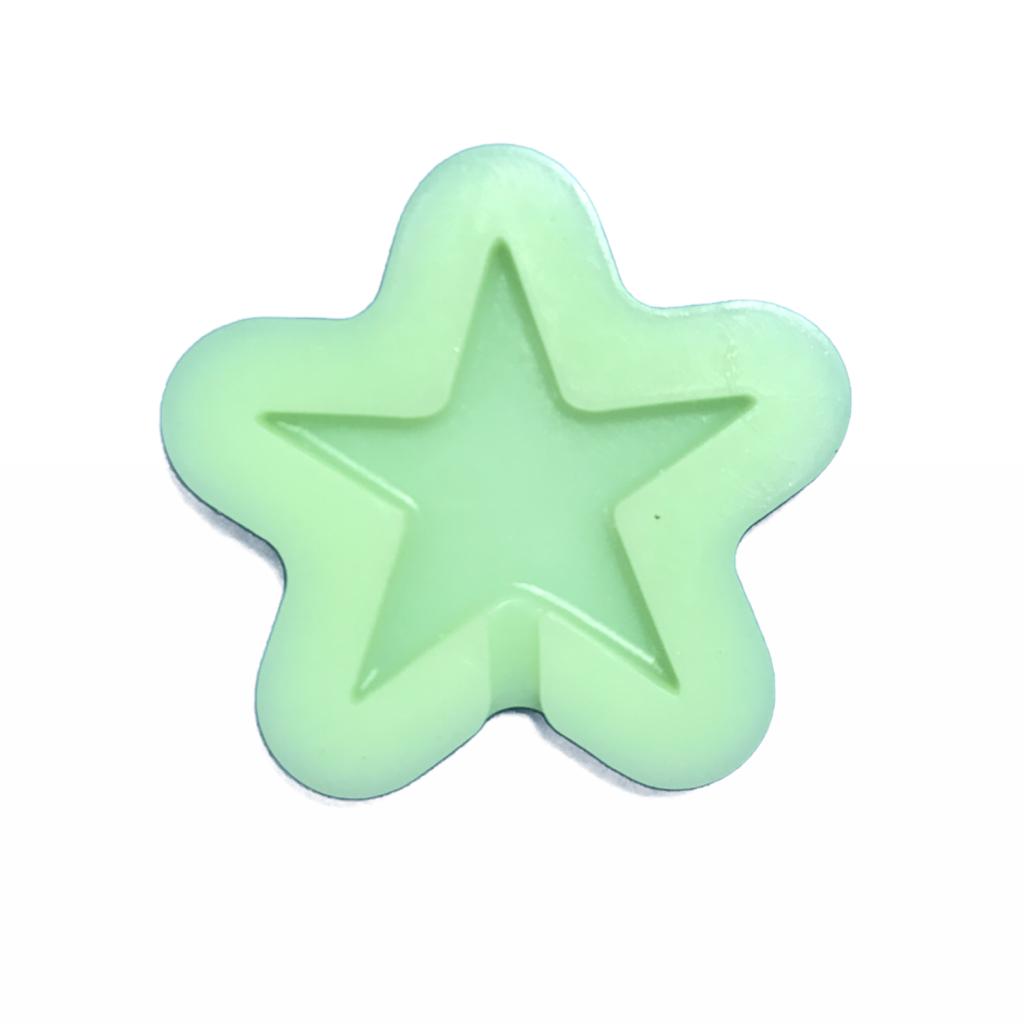 Molde de silicone em formato de estrela para pirulito de cristal