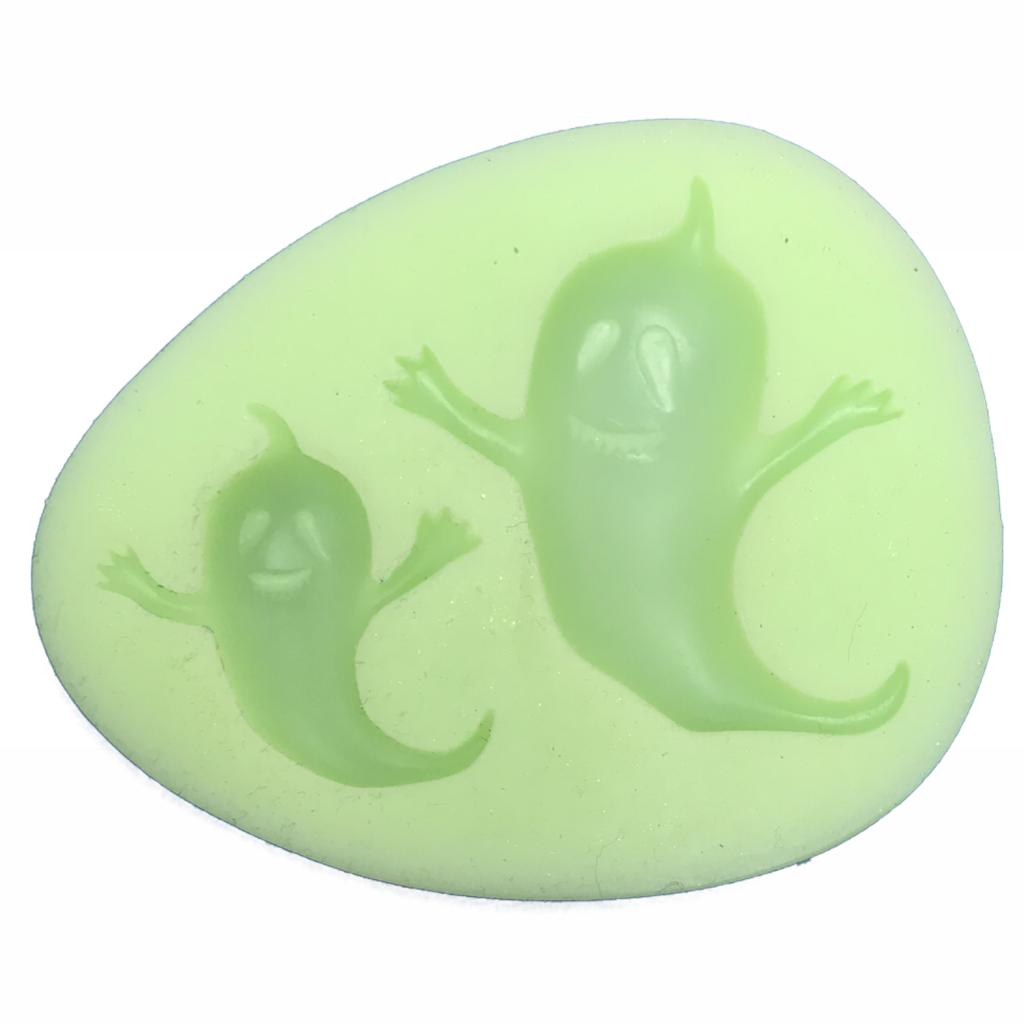 Molde de silicone em formato de Fantasma/Halloween