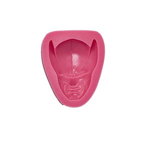 Molde de silicone com Forma do Rosto do Wolverine  Super heroi Vingadores.