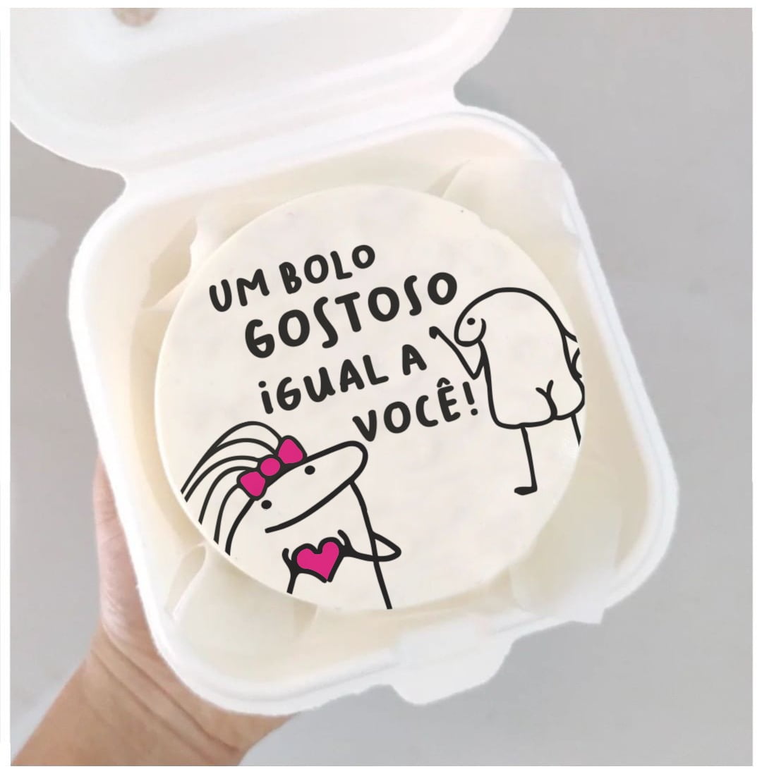 MEME FLORK DIA DAS MÃES TOPO DE BOLO (UNIDADE) - PAPEL ARROZ ESPECIAL