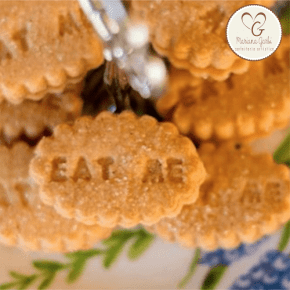 Marcador Carimbo de Mini Letras do alfabeto para biscoito, pasta e artesanato