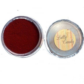 Corante em Pó Fosco Lipossolúvel Vermelho Carmim - POTE 250 GRAMAS - PRODUTO SOB ENCOMENDA - NÃO PODE SER DEVOLVIDO