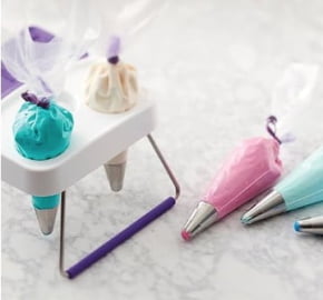 Conjunto de 5 Elásticos de Silicone para Sacos/Mangas de Confeitar