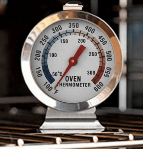 Termômetro para Forno e Churrasqueira Profissional Aço Inox