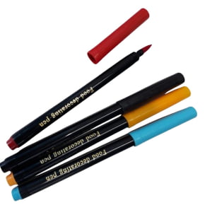 Conjunto de 4 canetas com Tinta 100 % Comestível - Validade 07/2024
