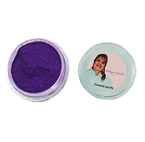 Corante em Pó Fosco Lipossolúvel Roxo Carbono