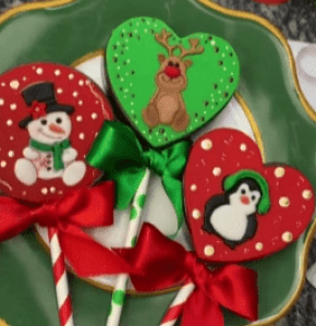 Cortadores / Marcadores de Natal 7 peças