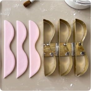 Cortador de Mil Ondas com 3 de 15 cm - Latão - O Corte Perfeito