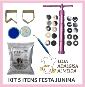 Kit Composto por 5 itens Festa Junina