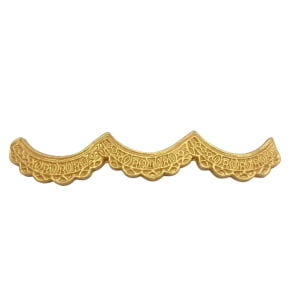 Molde de silicone com forma de Babado