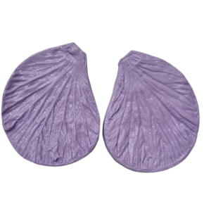 Molde de Silicone Frisador/Marcador de nervuras de Pétala da Flor Hibisco - cores variadas