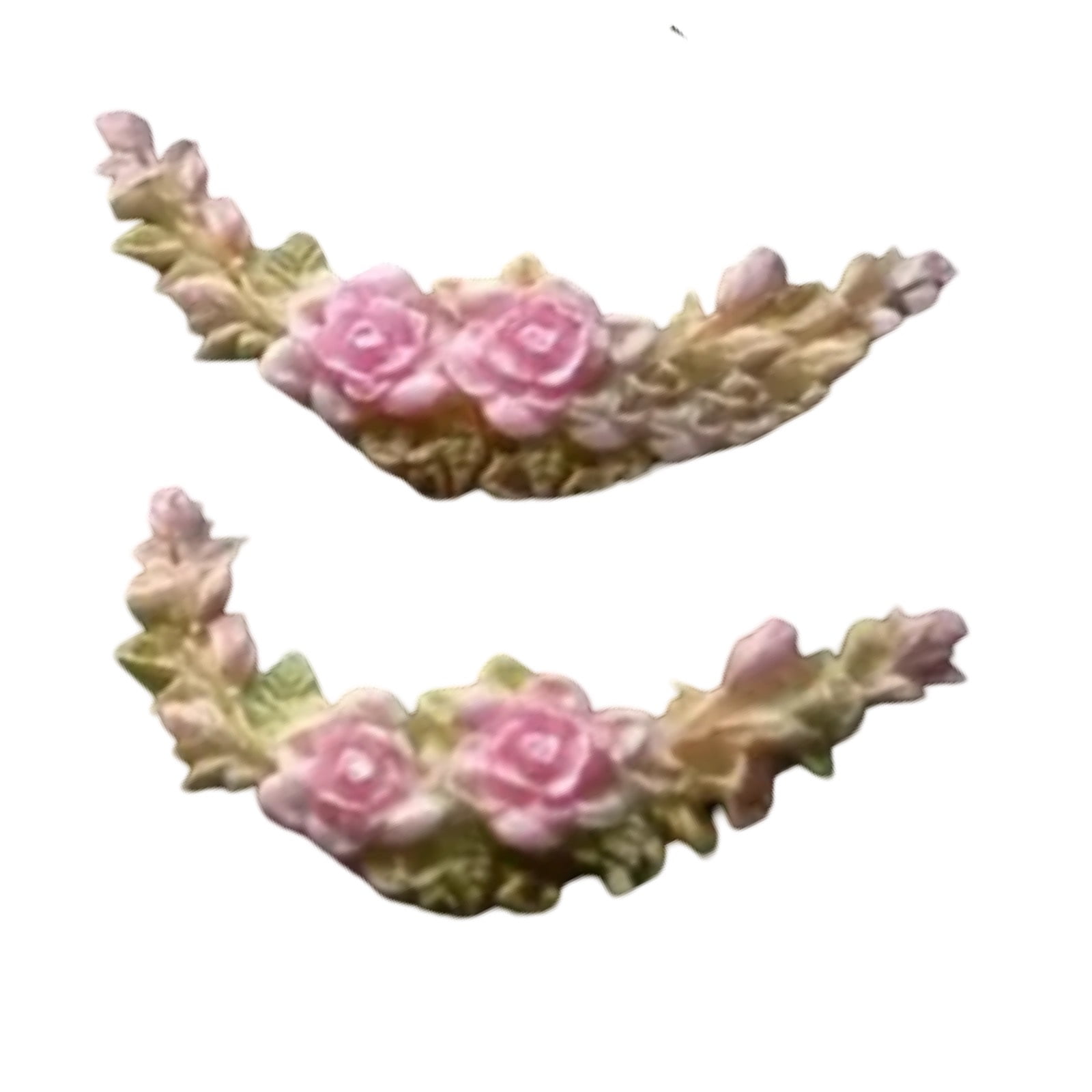 Molde de Silicone em formato de Guirlanda de Flores e Flores