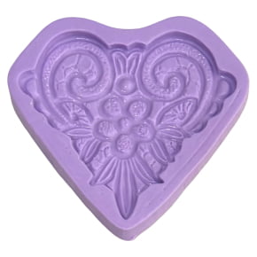 Molde de Silicone em forma de renda guipir modelo de Laço. Molde de Silicone em forma de renda guipir modelo de Laço.