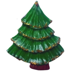 Molde de Silicone em formato de Árvore de Natal