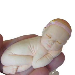 Molde de Silicone em formato de Bebê