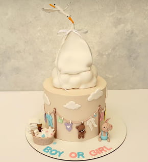 Molde de Silicone em Formato de Chá-de-bebê com 9 cavidades