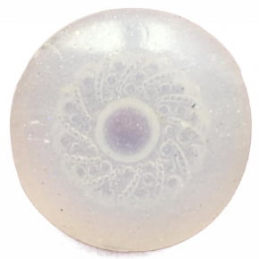 Molde de Silicone em formato de jóia com Pérola central