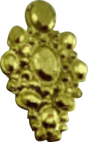 Molde de Silicone em formato de jóia Losango.