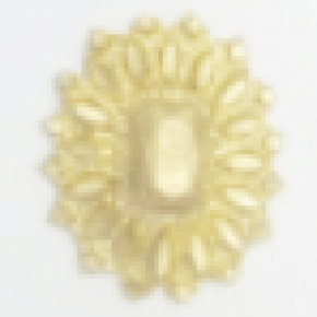 Molde de Silicone em formato de jóias Ovais com 2 peças