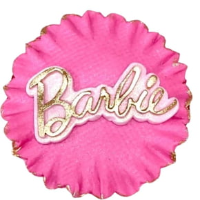 Molde de Silicone em formato de Logo da Barbie
