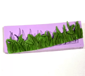 Molde de Silicone em formato de Matinho/Folhagem