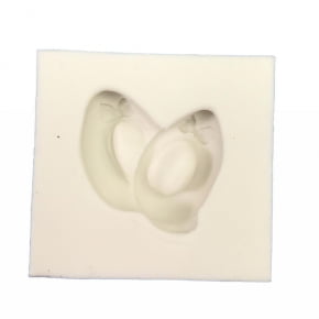 Molde de silicone em formato de Minnie Sapato