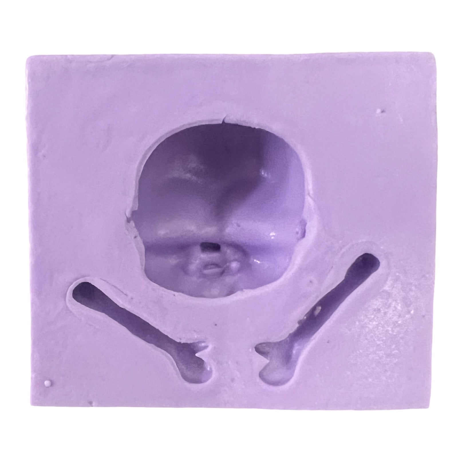 Molde de silicone em formato de Rosto/Cabeça e Braço de Princesas