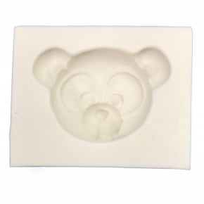 Molde de silicone em formato de Urso Panda-Safari