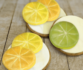 Molde de Silicone em Formato de Limão Siciliano