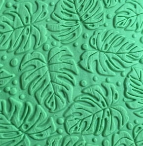 Rolo Marcador Textura de Folhas Costela de Adão