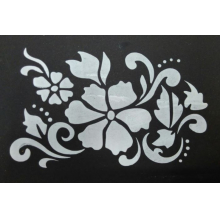 Stencil para Textura em Pasta Americana - Flor  Seis Pétalas